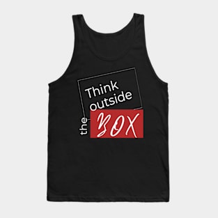 think outside the box Tank Top